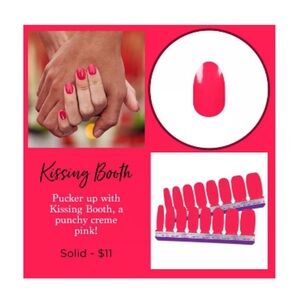 Color Street Pink Press-On Nails Vibrant Makeup